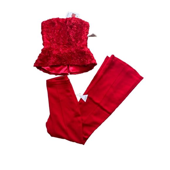 NADINE MERABI Red Skirt Set - Picture 12 of 15